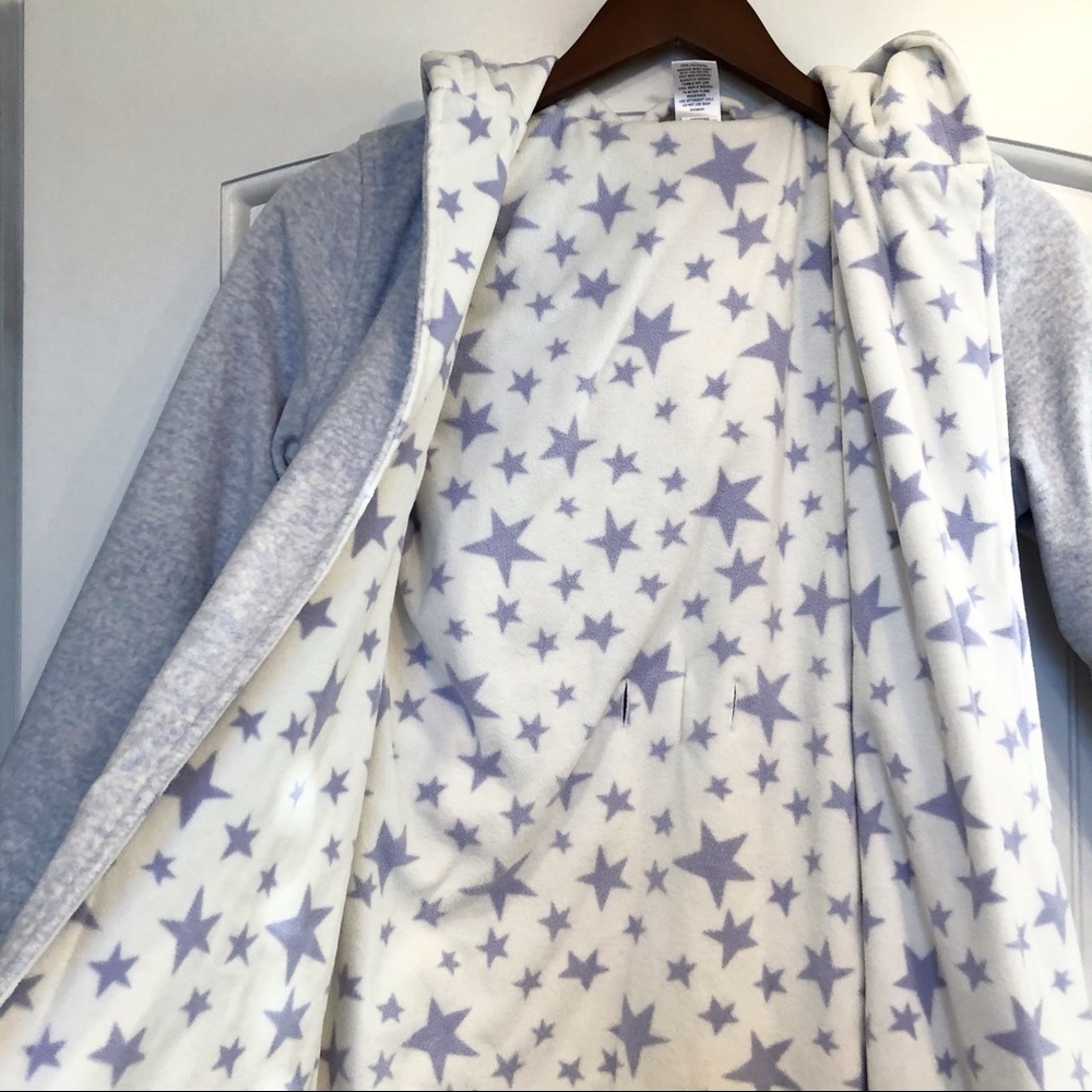 🌈 6/$60, Tucker & Tate Kids Robe, Prpl/Wht, Large - Picture 8 of 9